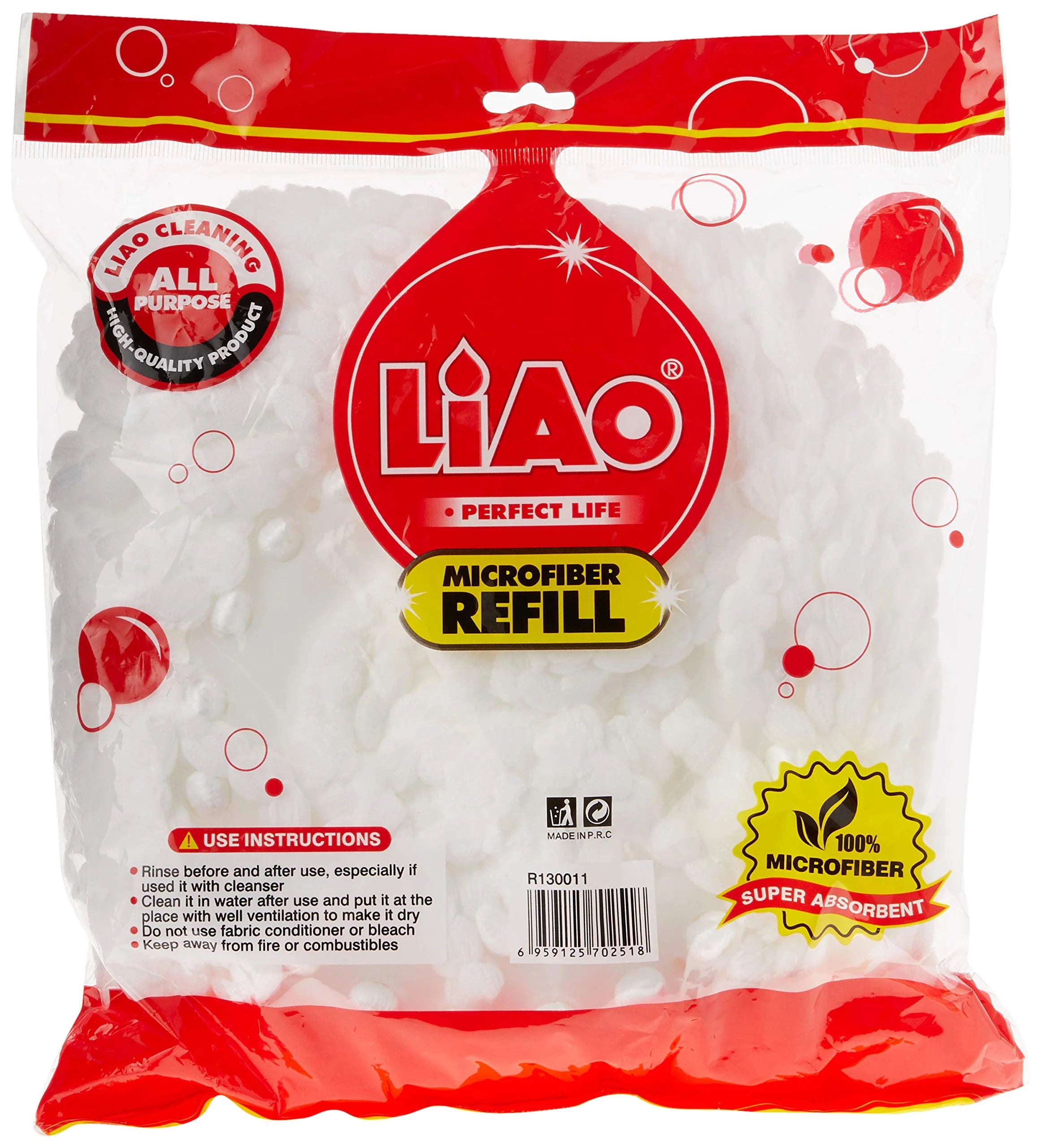 Liao Tornado Spin Mop Microfiber Refill Liao Tornado Spin Mop Microfiber Refill