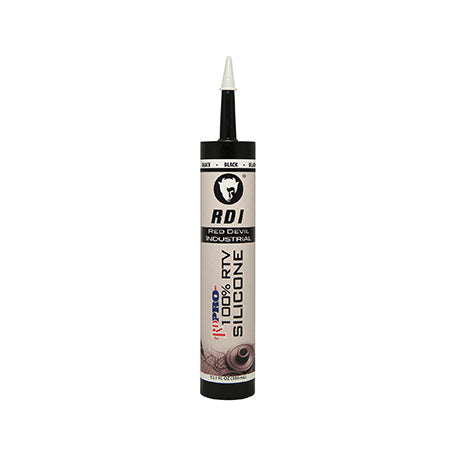 Red Devil 100% RTV Silicone Industrial Grade Sealant 10.1 FL. OZ. Cartridge Black 08166I,  sealing and glazing compound that is ideal for use in most OEM and maintenance applications-48068