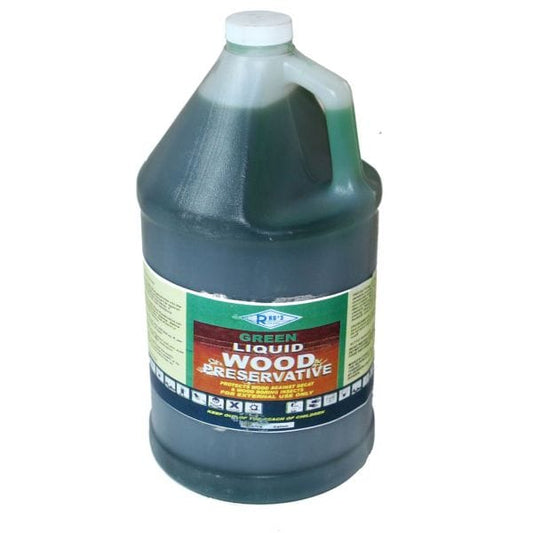 Rkg3 Green Liquid Wood Preservative, Green Liquid Wood Preservative: Protects Wood from Rot, Borers, and Decay- 1 gallon- 113-00267