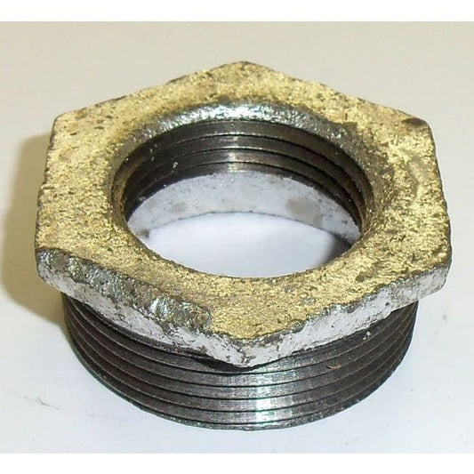 Galvanize Reducing Fitting Bushing 3/4" x 1 1/2"