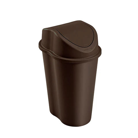 Rimax 6.6 Gal Swing Lid Trash Bin, Ideal for Home Or Offices, Kitchen Areas, Lunchrooms, Office, Library, Classroom And So Much more - 20014852