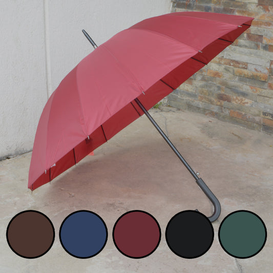 Happy Swan Folding Umbrella, Compact, Unisex, Lightweight, Durable and Dependable-UMBRELLA 16 PANEL 60CM ASST- 20019934