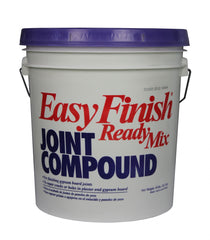 Finish Teck Joint Compound 5 Gallon- For use on Gypsum Walls And Ceilings, Can be Used on  Concrete Interior walls also, Great for Concealing hairline cracks, imperfection and joints on Gypsum and concrete surfaces-