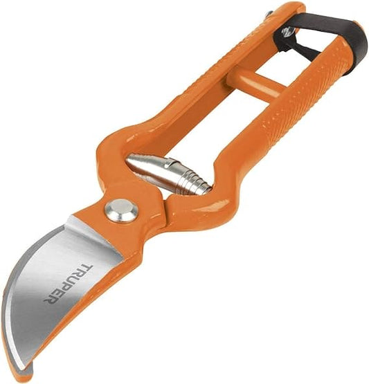 TRUPER FORGED 1" BYPASS PRUNER 10" LENGTH- T-5100  Truper Classic Style Serrated Blade Edge, Bypass Blade Type For Ambidextrous  Hand Orientation - T-5100- 18545