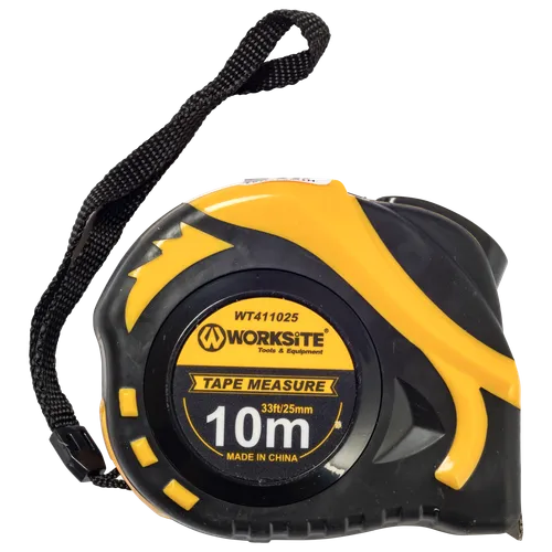 Worksite MULTI PURPOSE MEASURING high accuracy, DIY, Woodworking, Architects, Interior Designers etc. Heavy Duty. Quality ABS material- Available in 3 sizes, 3M X 16MM- WT410316/ 8M X 25MM- WT410825/ 10M X 25MM- WT411025