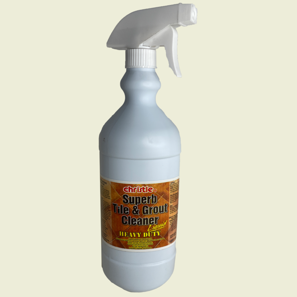 Christle Superb Tile and Grout Cleaner Removes Dirt Buildup From Grout, Leaving Your Tiles Looking Fresh And Clean.