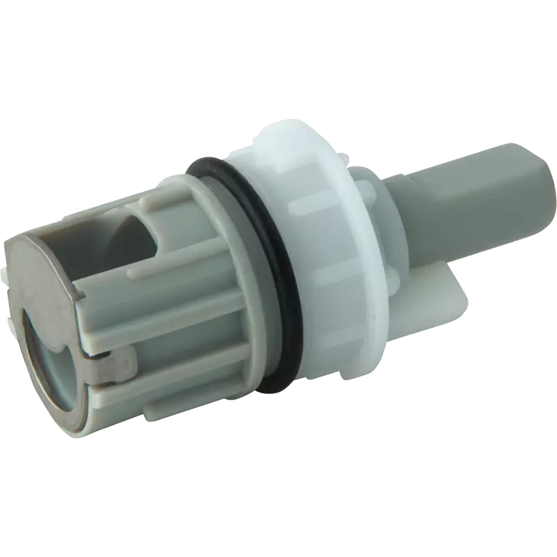 Delta Faucet Stem Assembly, White Use with 2-handle kitchen or bathroom faucets made from durable plastic for lasting use and reliability Designed for use in both hot and cold valves  RP1740