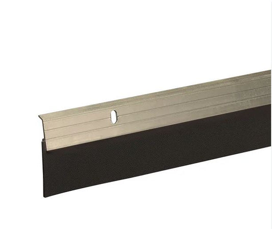 Door Sweep All-Season Door Sweep, Heavy Duty Aluminum and Vinyl, Ideal for Residential and Commercial Use, Easy Installation, Ensure Comfort and Save Energy 36'' Long available in White and Brown