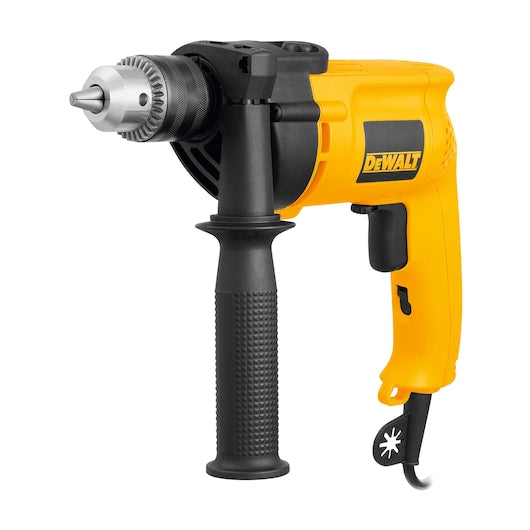 Dewalt 1/2" (13mm) 700W VVR Hammer Drill. Features a powerful 700W variable speed motor with reverse option, allowing for a wide range of applications - DW508S-B3