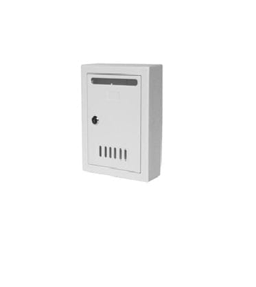 White Wall Mounted Mailbox is designed to hold keys, cash, envelopes or other important materials - WYL017
