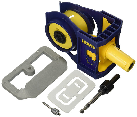 IRWIN Bi-Metal Door Lock Installation Kit For Metal AND Wood Doors  3111002
