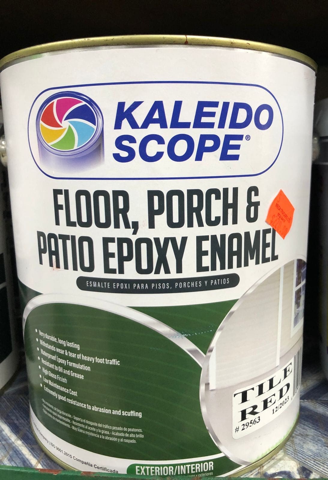 Kaleidoscope Epoxy Floor Paint - Suitable for Concrete or Wooden Floors both interior or exterior (Various Sizes)