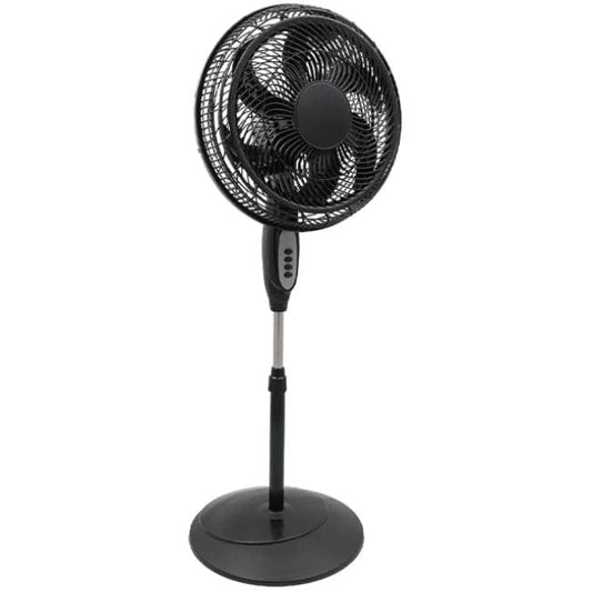 Whirlwind 18" High Performance Pedestal Fan, Adjustable Height, Variable Tilting Head , 9o Degree Oscillating , 6 Blade Durable Pedestal Fan- 20017667