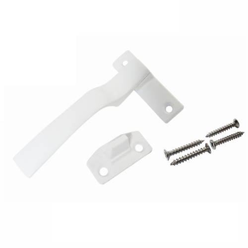 G WORKX - Casement Stay for Windows. Durable Fastener is Perfect For Use in Residential and Commercial Use with Casement Windows.Screws are Included. Sleek White/Black Finish That Will Enhance Any Window- 00264 / 00279