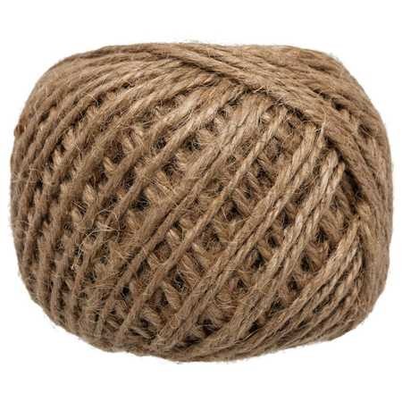 Jute Twine Rope 3mm Natural Thick Garden Twine String Heavy Duty for Gardening Bundling Crafts Arts Gift Wrapping Packing Material Wedding Christmas Decoration Bulk BT-200/ZY-132 (200g)
