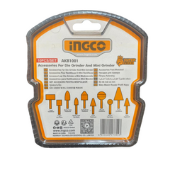 Ingco Grinder Accessories For Die Grinders And Mini Grinders 10Pcs - AKB1001