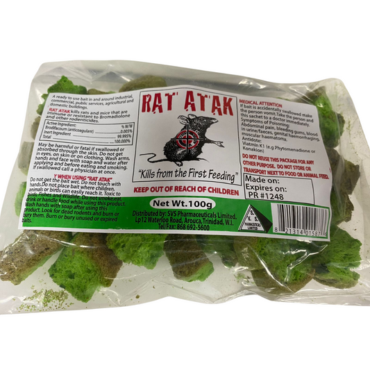 Rat Attack 100G Bread For Industrial, Commercial And Domestic Buildings- 3500