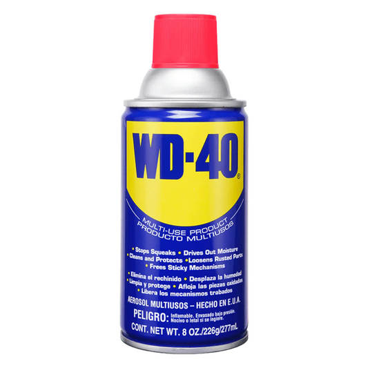 WD-40 Maintenance Spray, Industrial Use, Multi-Purpose Lubricant, Cleans and Protects, Stops Squeaks, Loosens Rusted Parts and Frees Sticky Mechanisms.