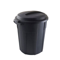 Black 60L Industrial Grade DustBin 601. Heavy duty design made for both outdoor and indoor use. Ideal for garbage, recycling, garden waste, animal feed, liquids and commercial use- RB0060