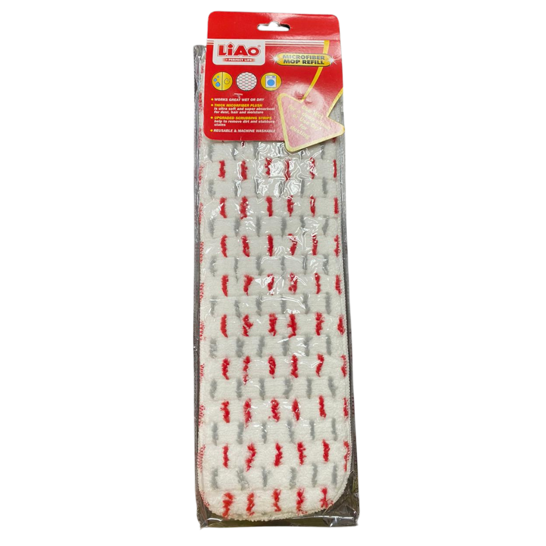 LIAO MICROFIBER SPRAY FLAT MOP REFILL 15.75 inches (40cm) FOR A130035 & A130036- R130002