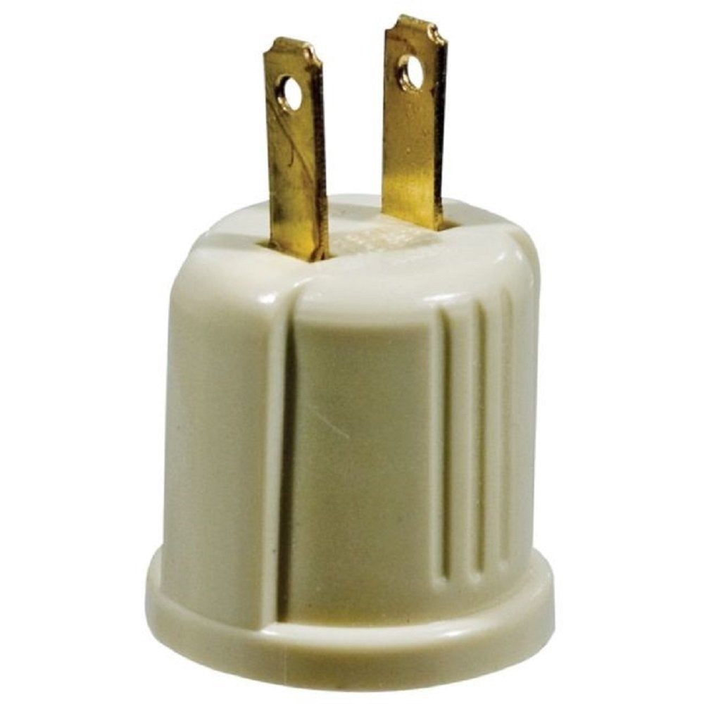 PRIME IVORY 2 PIN ADAPTOR Compact & Durable Power Plug for Home, Office & Travel Use - PRIME738BK
