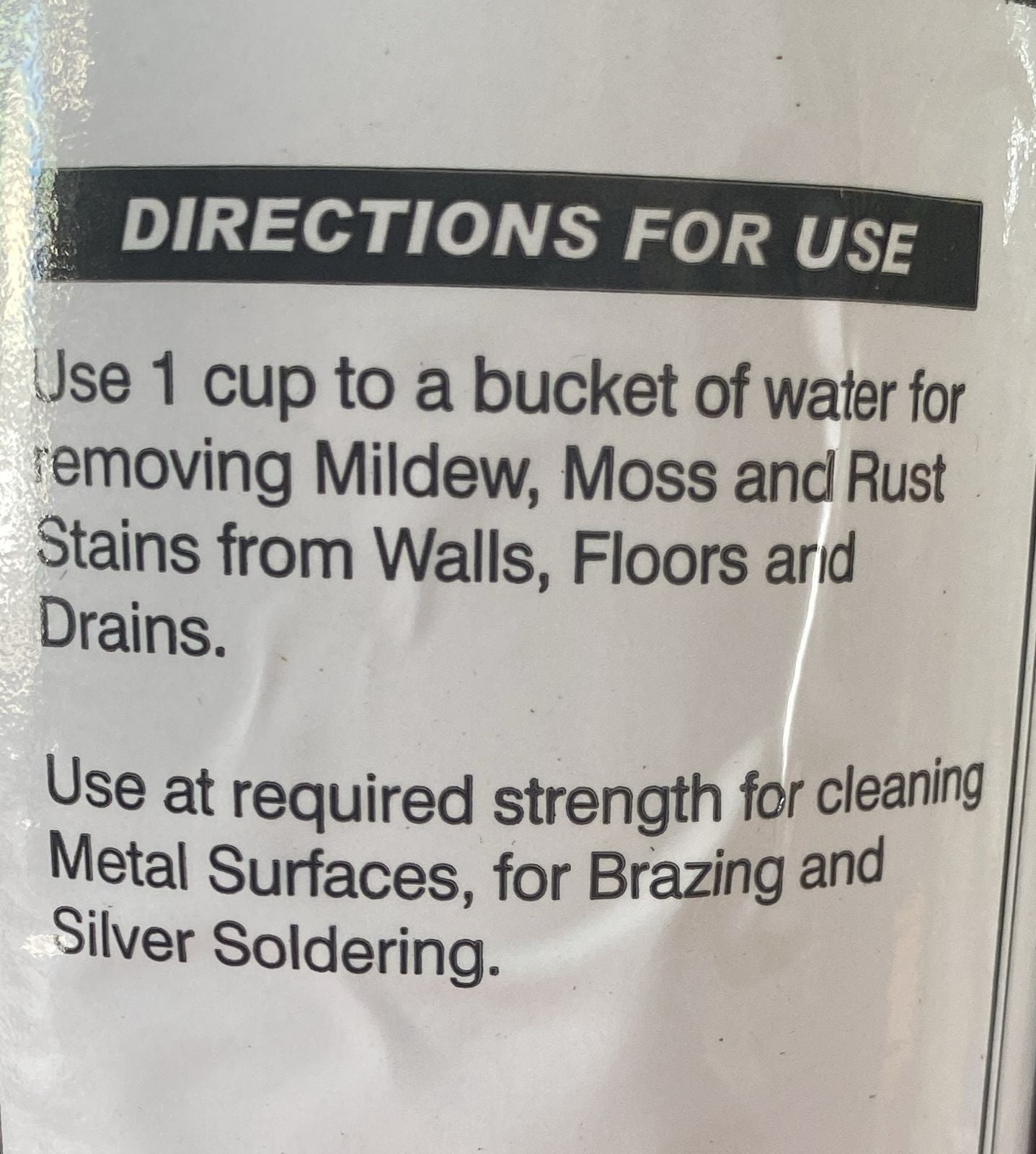 AFZA CHEMICALS MURIATIC ACID 1L - for Cleaning of Pools, Concrete Areas, Removing over Masonary Paint, etc