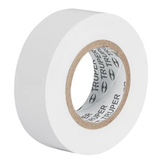 Truper PVC Electrical Tape 3/4-Inch by 60 ft (19mm x  18m)- Available in Various Colours, Black, White, Yellow, Grey, Red, Blue and Green