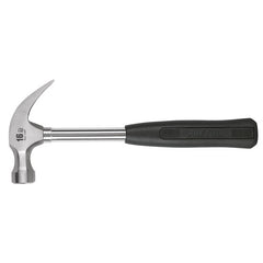 Pretul 13'' Handle Curved Tubular Claw hammer 16 oz Claw Rip Claw Heavy Duty One-piece Forged Hammer, Ergonomic Non-slip Handle 22270