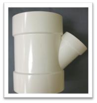 PVC Reducing Cross Tee DWV – megashopTT