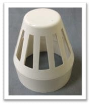 PVC Vent Cap DWV White