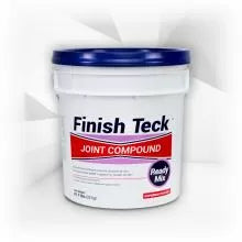 Finish Teck Joint Compound 5 Gallon- For use on Gypsum Walls And Ceilings, Can be Used on  Concrete Interior walls also, Great for Concealing hairline cracks, imperfection and joints on Gypsum and concrete surfaces-