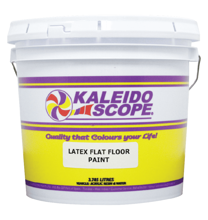 KALEIDOSCOPE Latex Flat Floor Paint Tile Red - 3.785 Liters - D208-STD