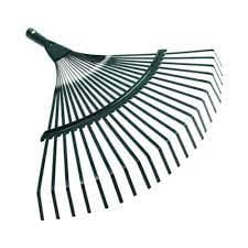 Lawn Rake,18"Metal Fan Shape Head, Ideally for break up and smoothen the soil after digging and cultivating it & gathering Leaves - 86800115