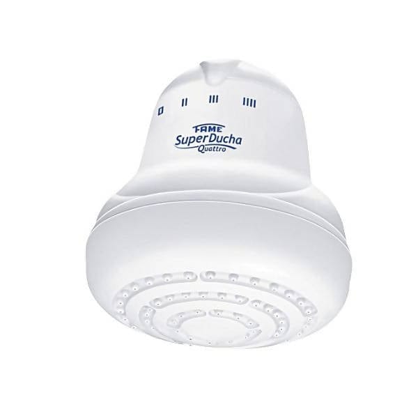 Fame Super Ducha Quattro 4T Instant Shower Head Water Heater is an Economical for who don't Fancy Bathing in Cold Water but don’t want to Break the Bank. So why not go for something Economical & Affordable that can Heat water Instantly - PAC041195