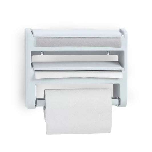 Rimax Triple Roll Holder White or Beige, Excellent For Kitchens, Utility Rooms, Office, Business Places Etc- 10003436