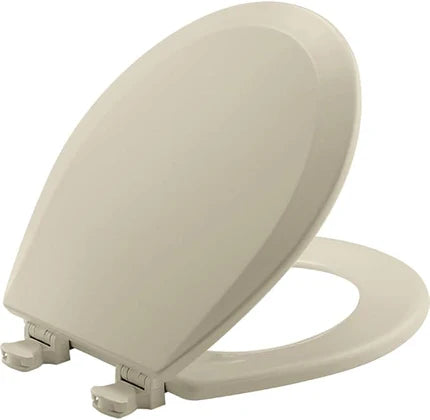 BEMIS Toilet Seat Plastic, Fits All Rounded Toilet Seats, Including Kohler, American Standard, TOTO And Many More.50AR000