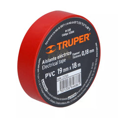 Truper PVC Electrical Tape 3/4-Inch by 60 ft (19mm x  18m)- Available in Various Colours, Black, White, Yellow, Grey, Red, Blue and Green